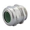Sealcon Part #: CD09NR-RX, Nickel Plated Brass Cable Glands (PVDF) Spline, 3/8” NPT, Cable Range .08 – .24 (2 – 6)