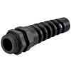 Sealcon: CD12MP-BK Multi-Hole Strain Relief Fittings Cable Glands, Flex Top..Black Nylon – M12 X 1.5 Thread