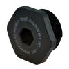 Sealcon: Hex Plug, For Hazardous Locations, Strain Relief Accessories, Black Nylon, W/ Buna-N O-Ring, M12 X 1.5, 1.297.1201.50
