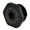 Sealcon: HM-16-BX Strain Relief Accessories, Hex Plug, For Hazardous Locations, Black Nylon, W/ Buna-N O-Ring, M16 X 1.5, 1.297.1601.50..