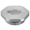 Sealcon: HM-50-MX..Strain Relief Accessories    Hex Plug    For Hazardous Locations    Nickel Plated Brass W/ Buna O-Ring    M50 X 1.5  ..