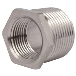 Sealcon Part # RN-3412-MX-D2, Reducer, 3/4” X 1/2” NPT, Nickel Plated Brass, EX-D Approved, Class & Div Approved.