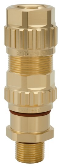 1.605.2000.51 EXIOS (Standard), Ex-d/ATEX/IEC Ex,  Bare Brass, High-End Cable Gland