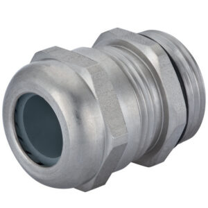 Sealcon:CD16NR-6X-D , Strain Relief, Ex-d (316) Stainless Steel Strain Relief Fittings, Nylon Spline, Viton Insert & O-ring, .28: – .47” (7 – 12 Mm), 1/2” NPT Thread, 1.632.1200.71