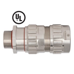 1.6U6.1200.70 EXIOS (UL Barrier), Ex-d/ATEX/IEC Ex, Bare Brass Gland With Nickel Pla