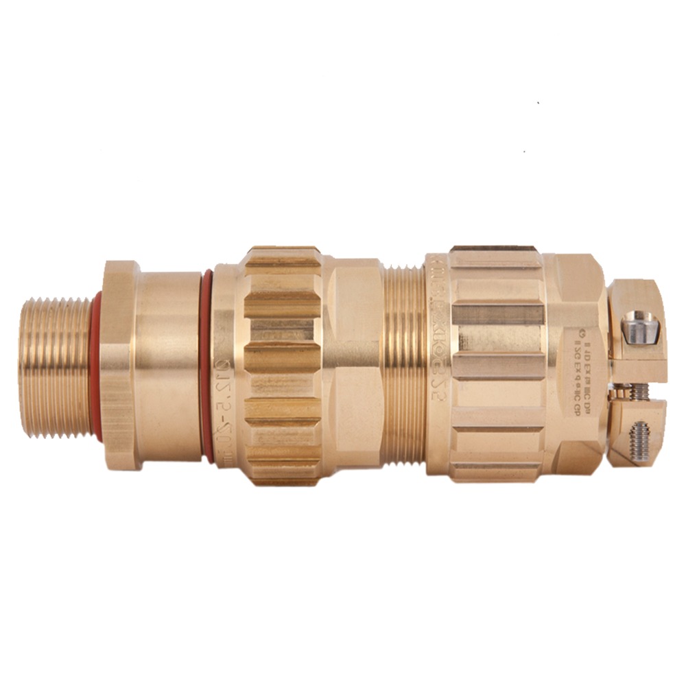 1.6Z5.5000.50 EXIOS (MZ), Ex-d/ATEX/IEC Ex, Bare Brass, High-End Cable Gland For A