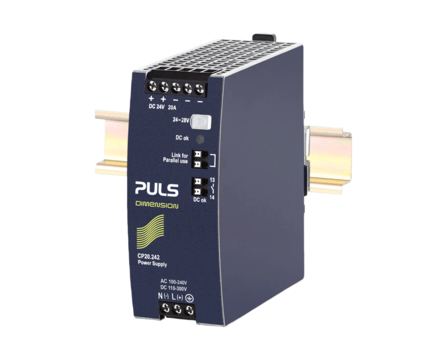 PULS DIN-Rail Power Supply For 1-phase Systems-24V/20A