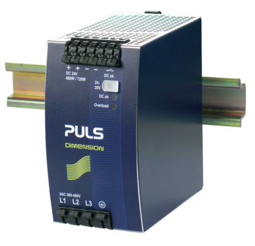 PULS DIN-Rail Power Supply For 3-phase Systems-24V/20A